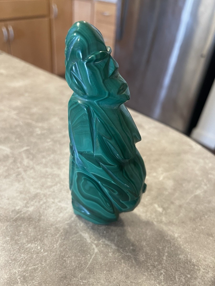 中国玉石彫刻孔雀石マラカイトターコイズ鼻煙壷VR5742