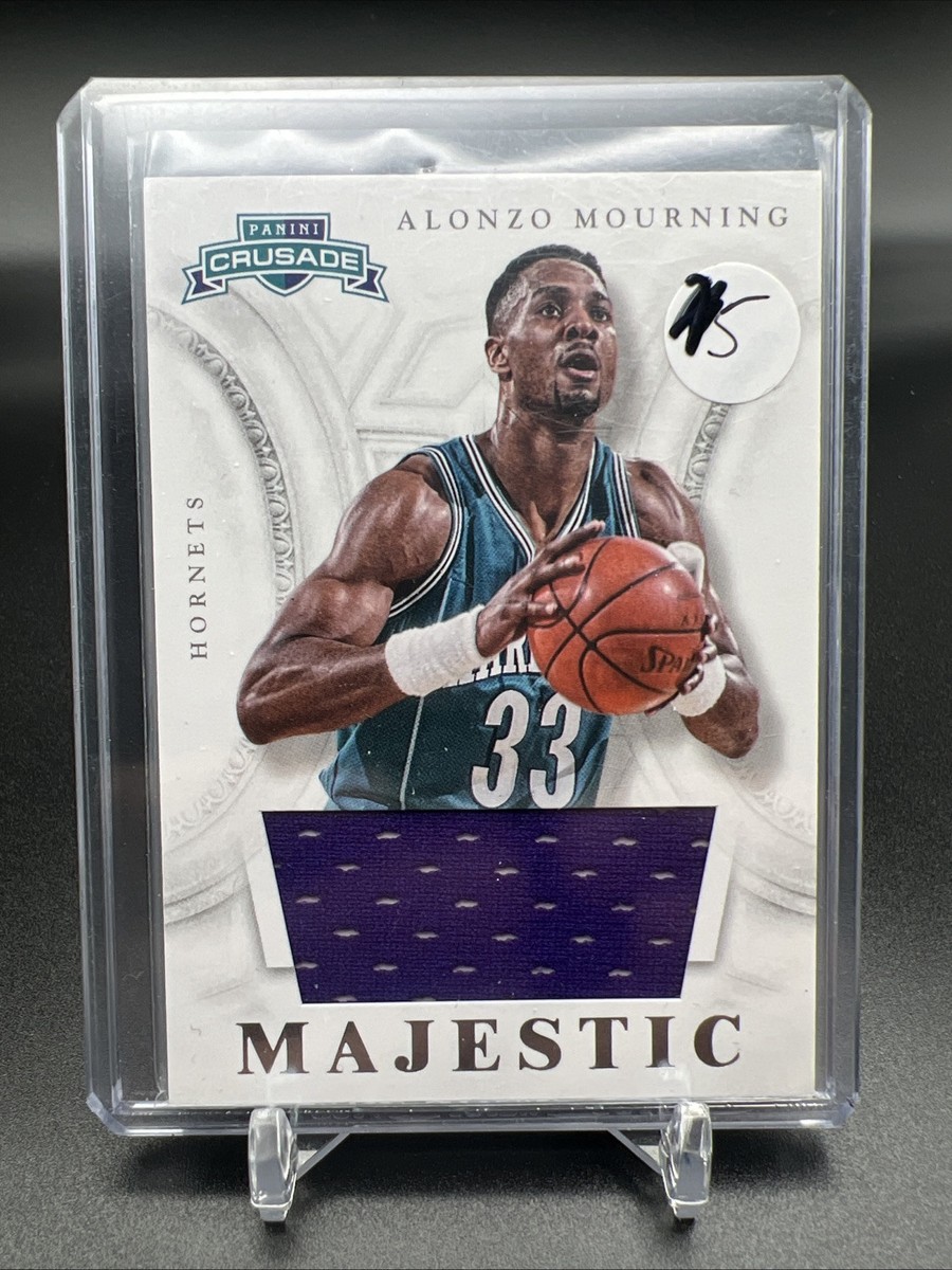 Alonzo Mourning Auto psa9 panini