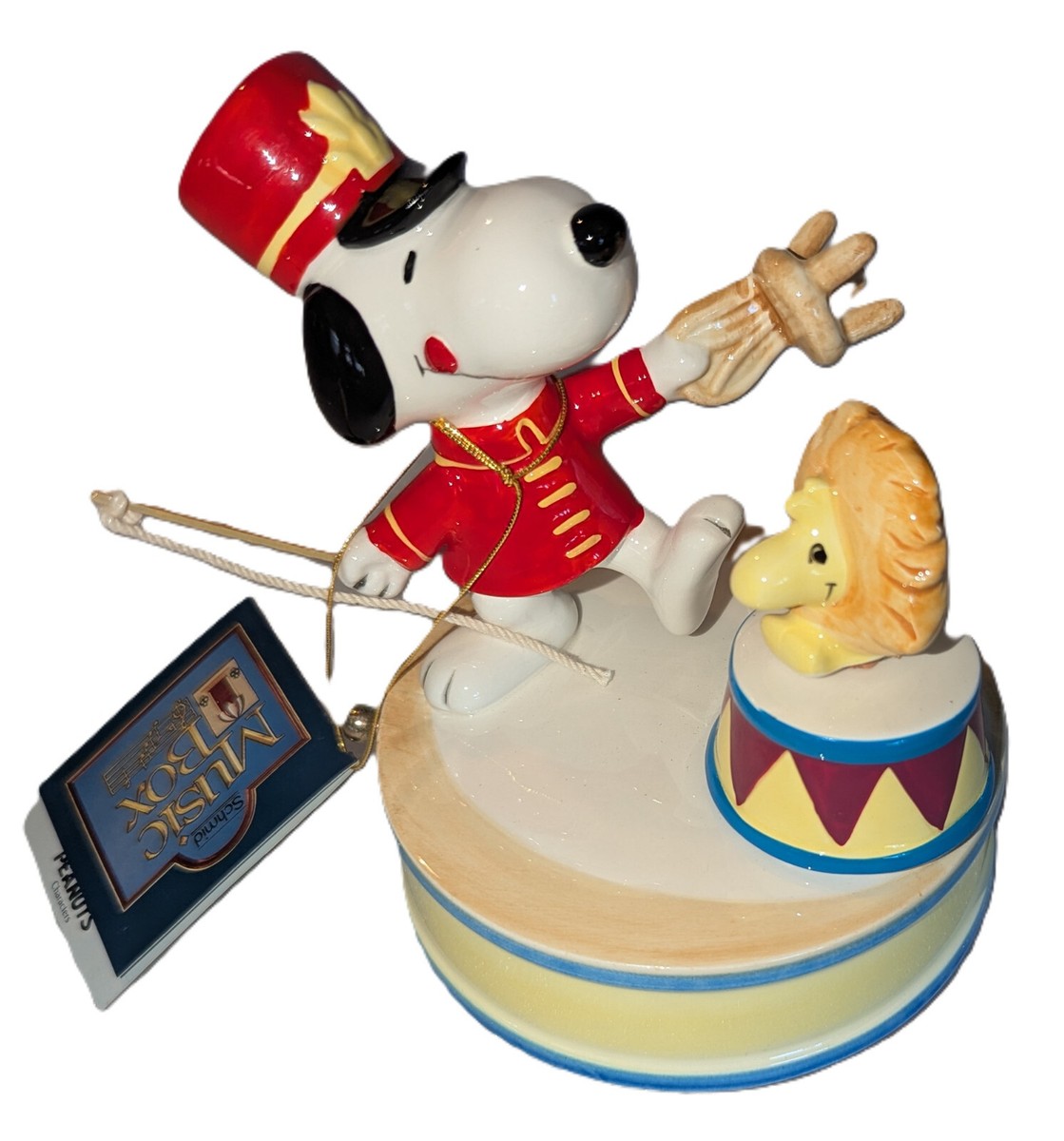 オルゴール スヌーピー snoopy peanuts schmid ビンテージ Vtg RARE