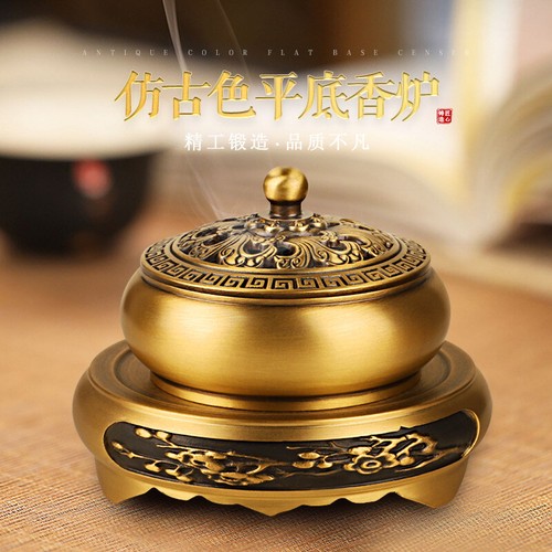 銅器 香炉 南瓜高脚盤香炉 傅山炉 応接間 茶室香薫炉 香道具 装飾品