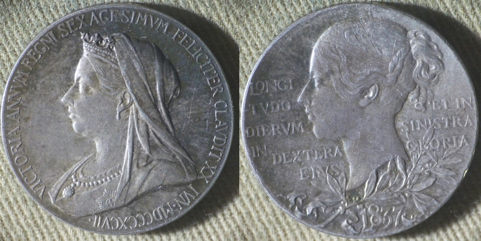 カナダ 1897 Diamond Jubilee 6c 未使用1種 カナダ 1897 Diamond