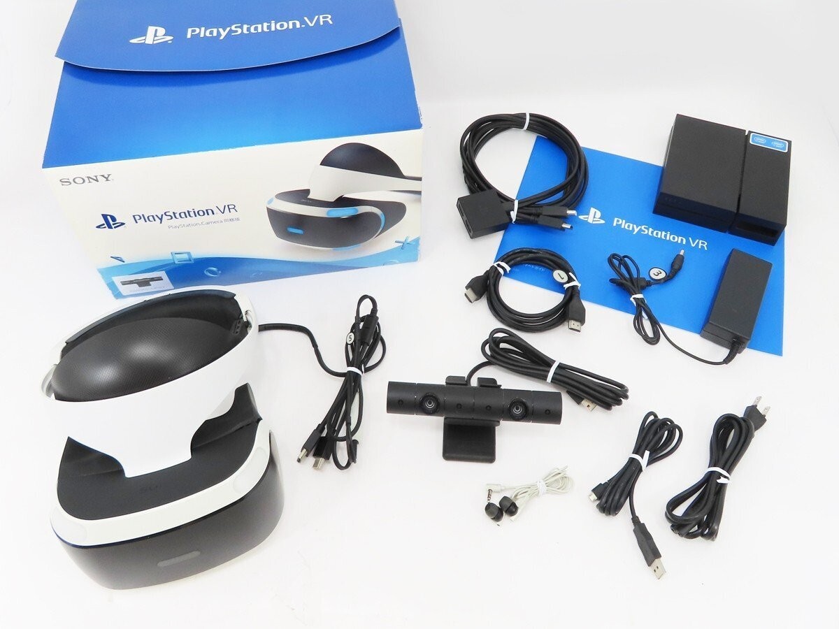 Sony PlayStation VR PS4 Virtual Reality Headset PSVR Used CUHJ