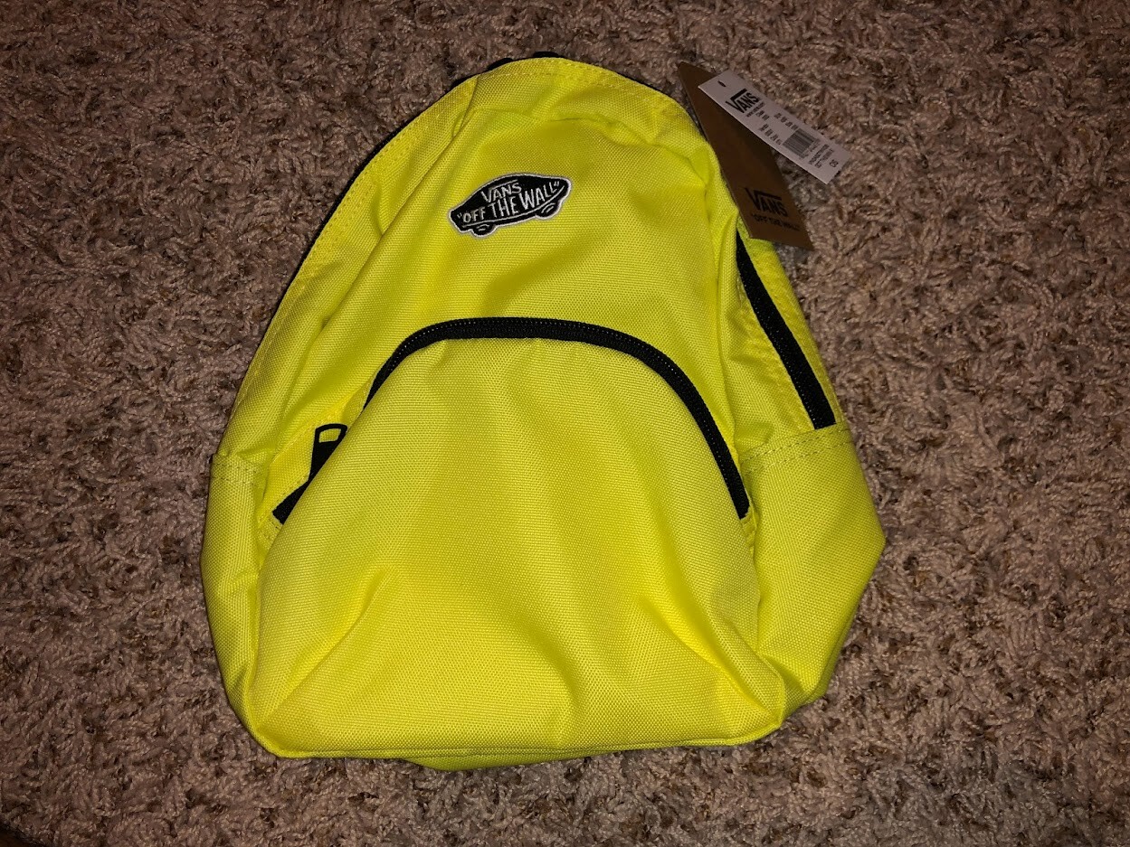 VANS Mini Backpack Lemon Tonic Got This Yellow/Black Festival