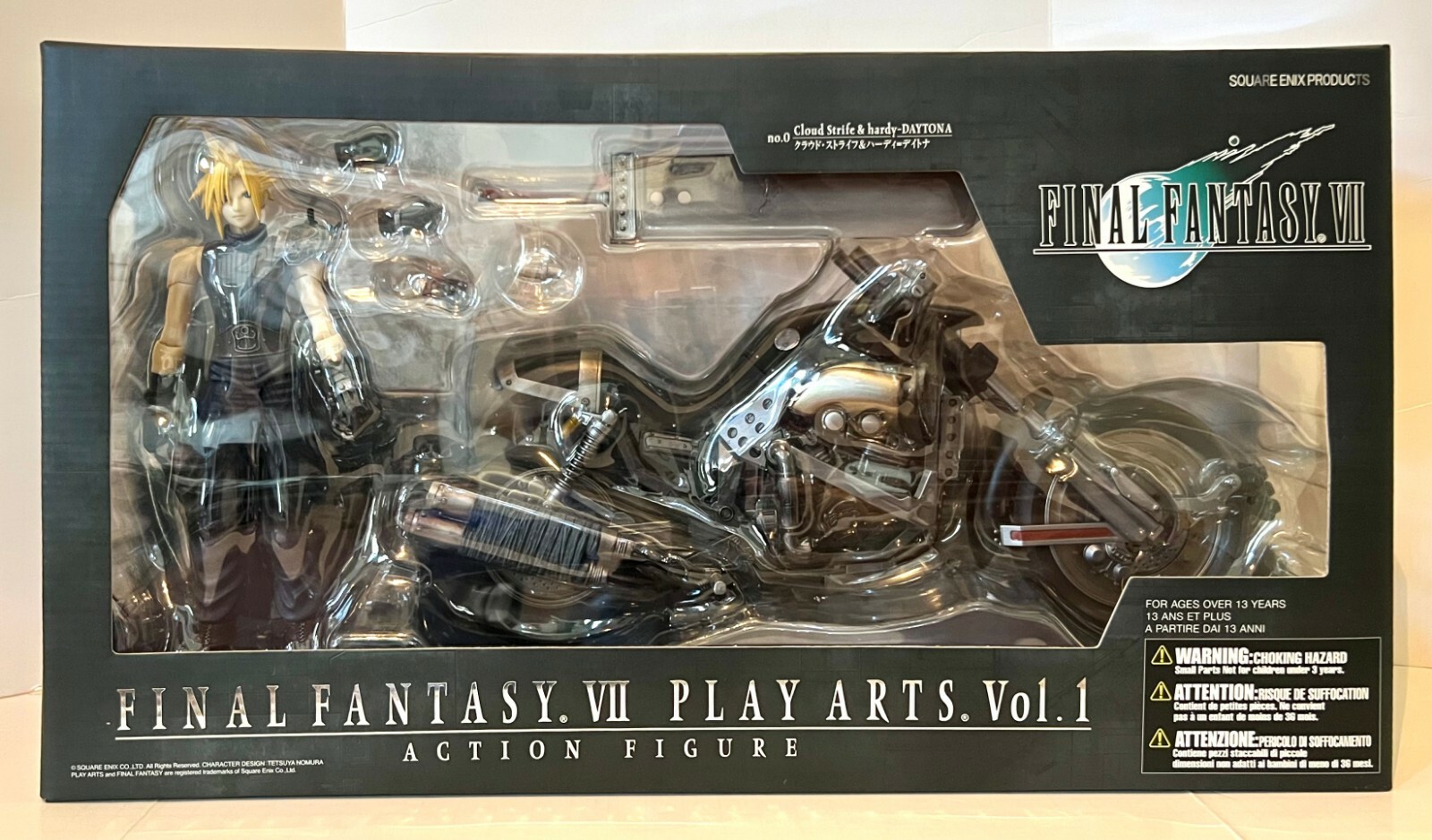 FF7 クラウド＆ハーディ=デイトナ プレイアーツ Vol.1 フィギュア PLAY