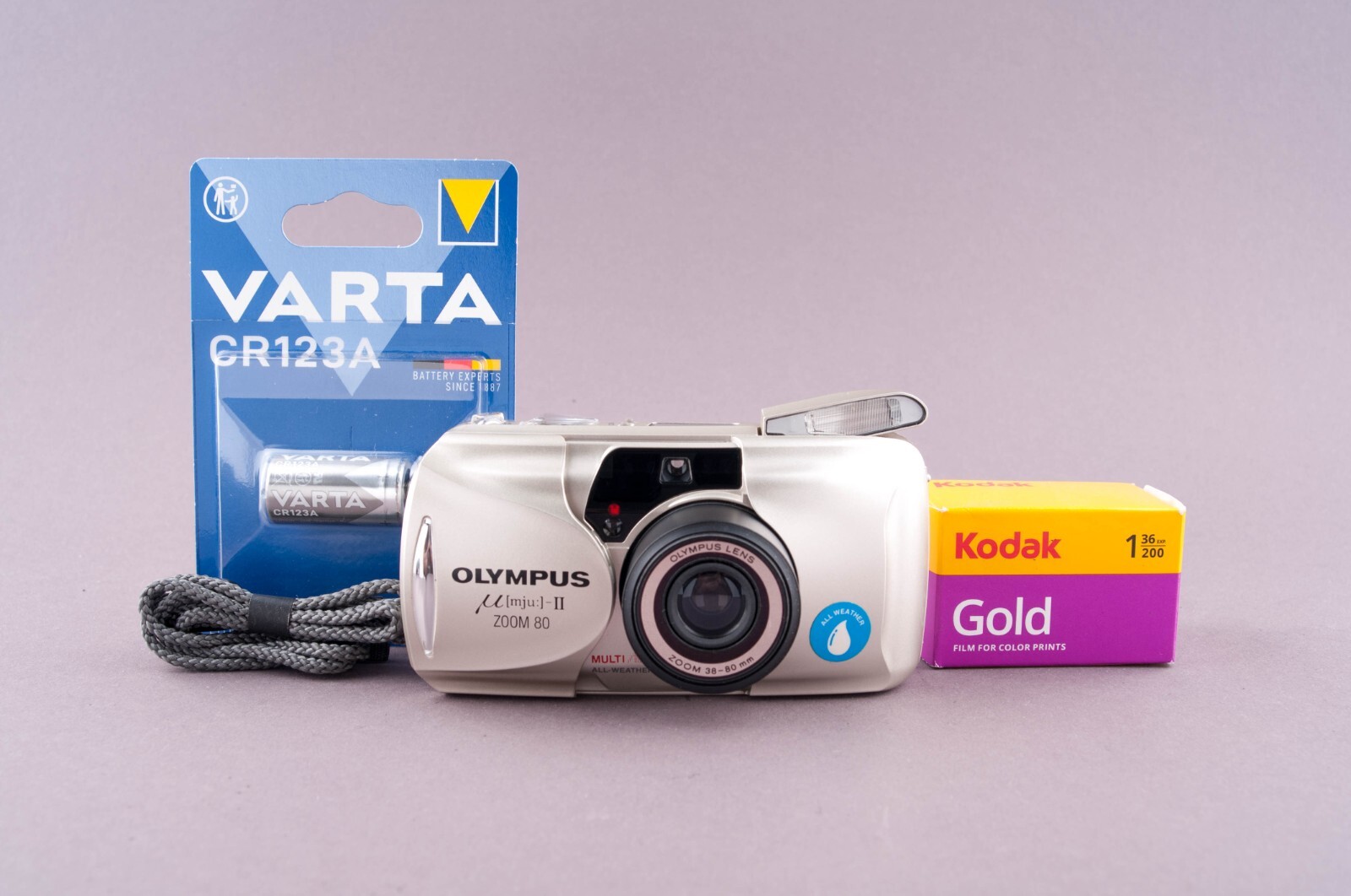 オリンパス ミュー OLYMPUS μ Ⅱ 110 フィルムカメラ カバー付き