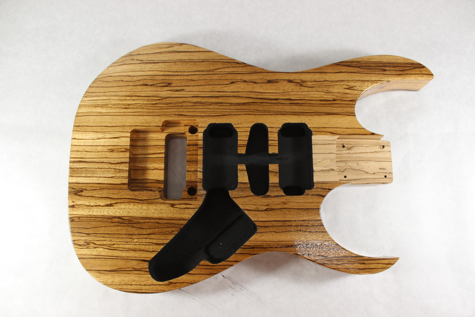 Zebrawood RG Guitar body fits Ibanez(tm) 6 string OSNJ RG and Jem