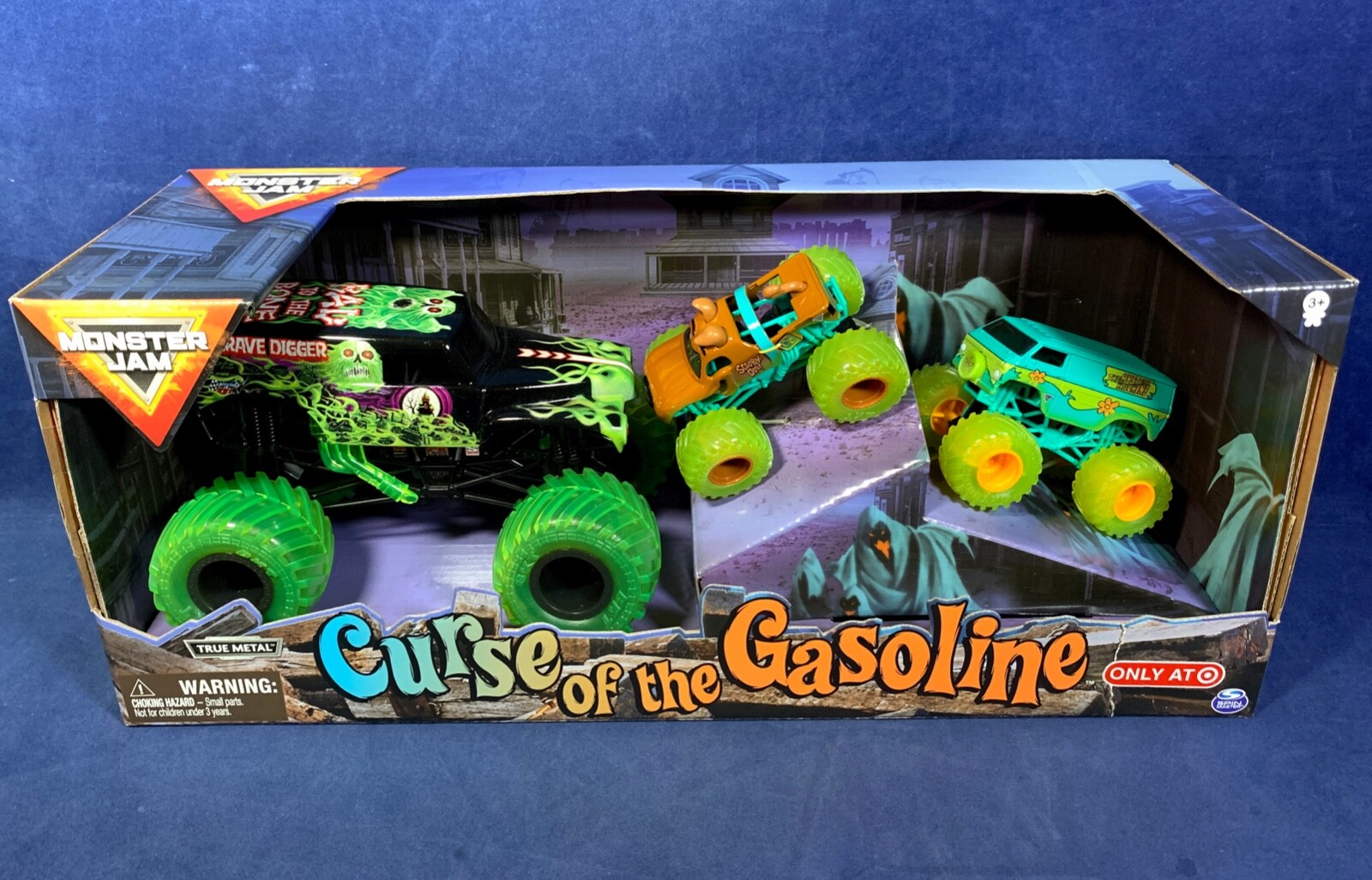 CURSE OF GASOLINE Monster Jam SCOOBY-DOO Grave Digger MYSTERY
