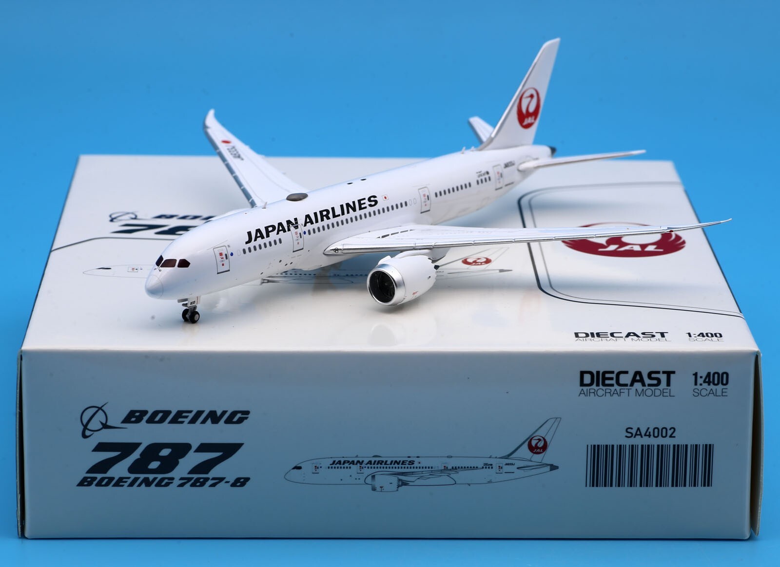 JAL 787-8 日本航空 JA833J JC 1:400 JC Wings 1:400 Japan Airlines JAL