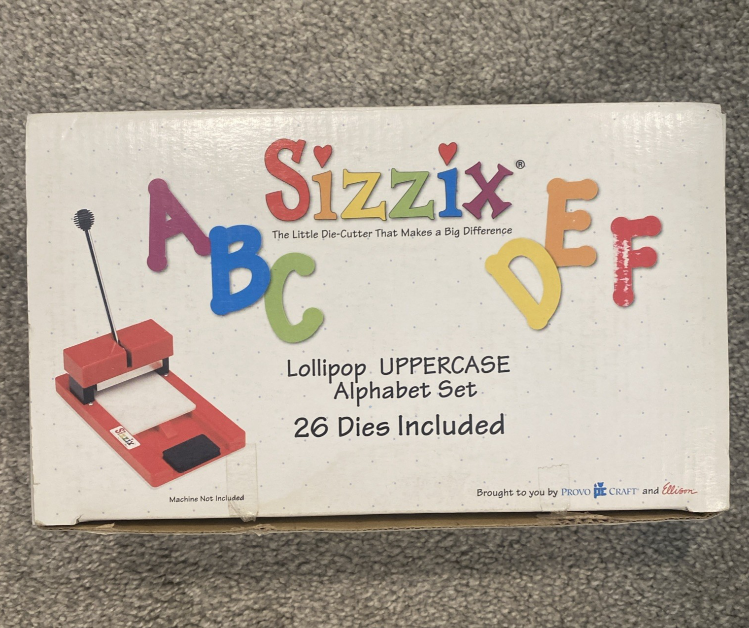 アルバム・スクラップ Sizzix Bigz XL Alphabet Die Gothic Sizzix