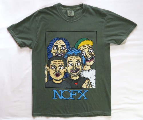 NOFX Vintage T Shirt 2000's Y2K The Final Tour Cities Hardcore