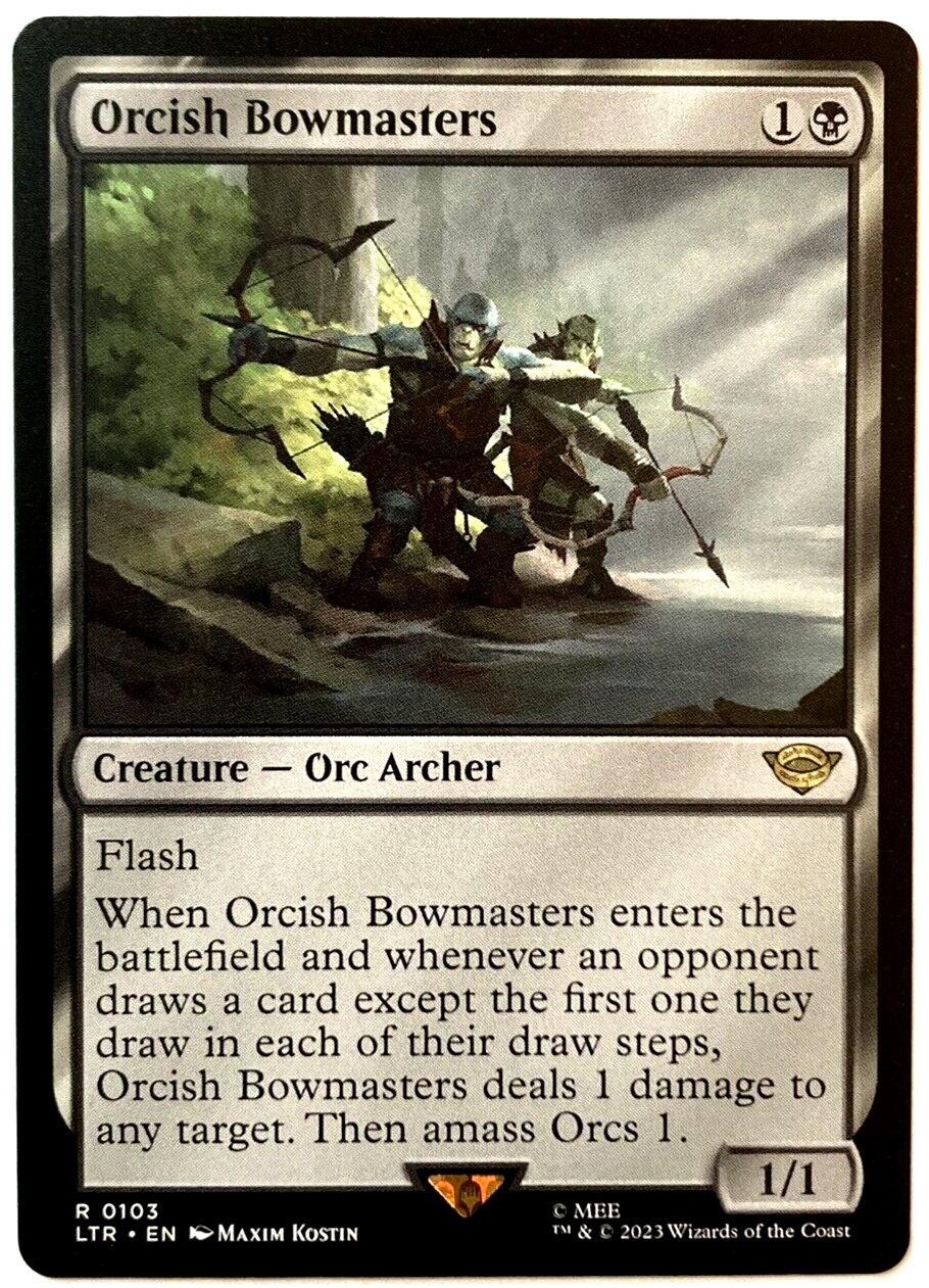 MTG オークの弓使い foil 2枚組 オークの弓使い (Orcish Bowmasters