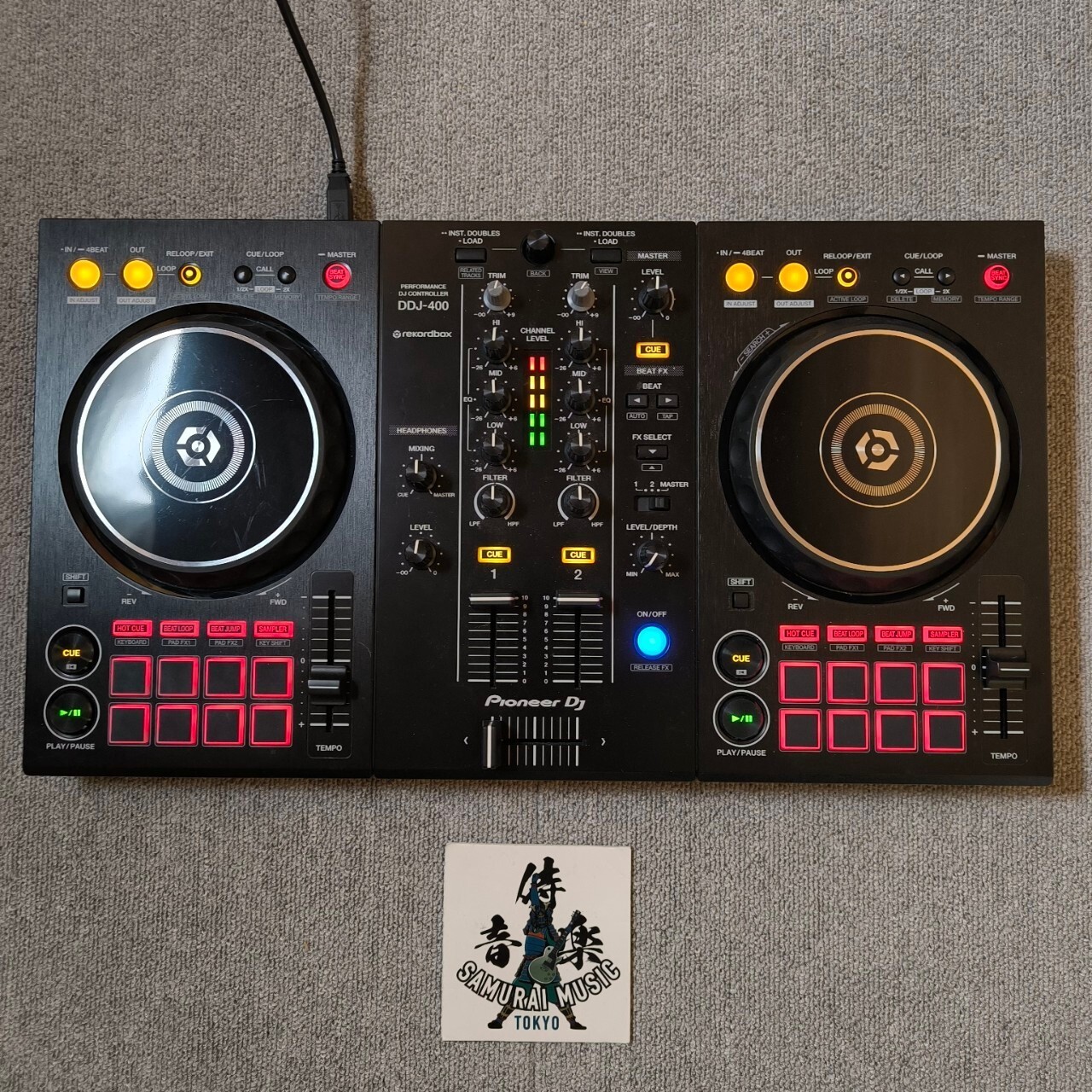 Pioneer DDJ-WeGO3 R Pioneer DJコントローラー DDJ-WEGO3 付属品付き