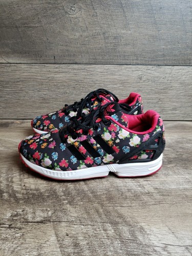 Adidas Torsion ZX Flux AQ6891 Floral Print Sneakers Shoes Youth