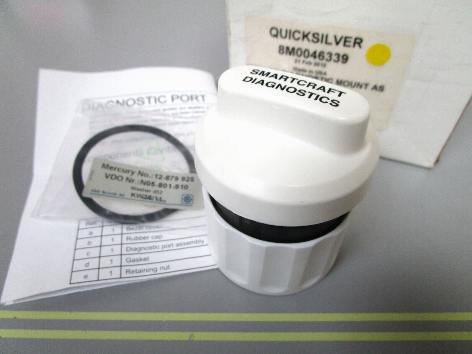 NEW OEM* 0720 Mercury Quicksilver 10 Pin Smart Diagnostic Mount Ay