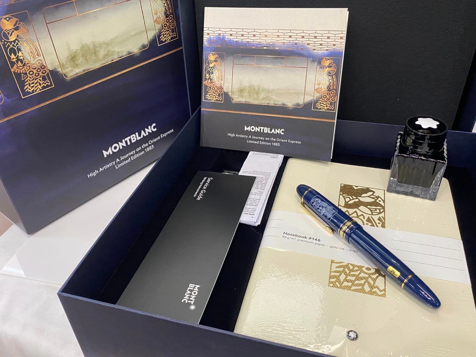 モンブラン ノート 149 ウルトラマリン 124018 モンブラン ノート 149