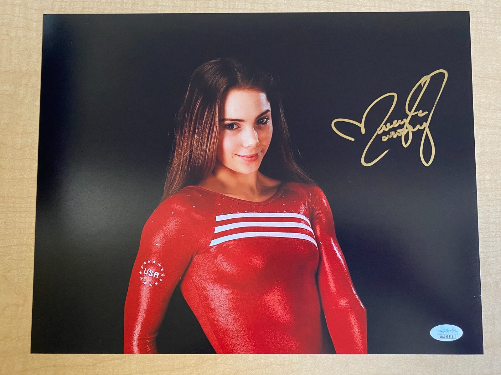 マライア・キャリー直筆サイン入り2Lサイズ写真…Mariah Carey