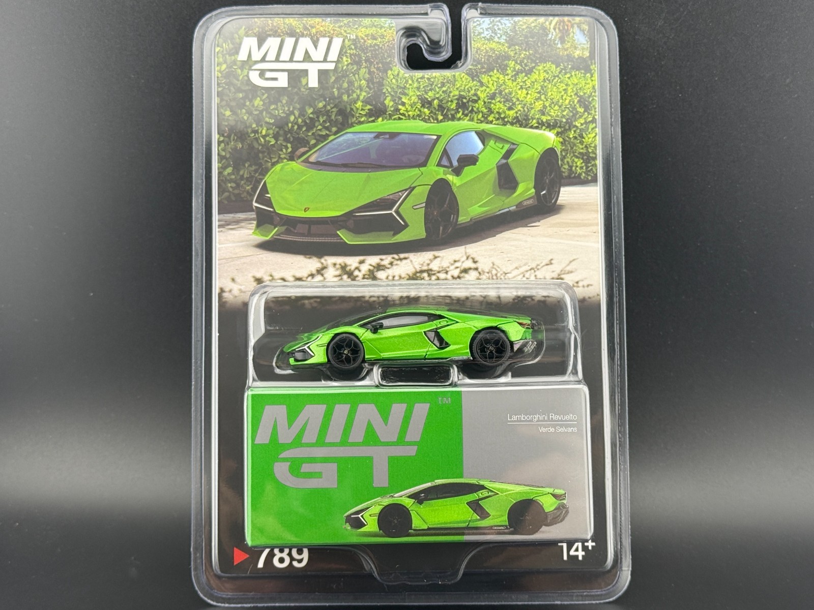 Mini GT Lamborghini Revuelto Verde Selvans Green #789 1/64 | eBay