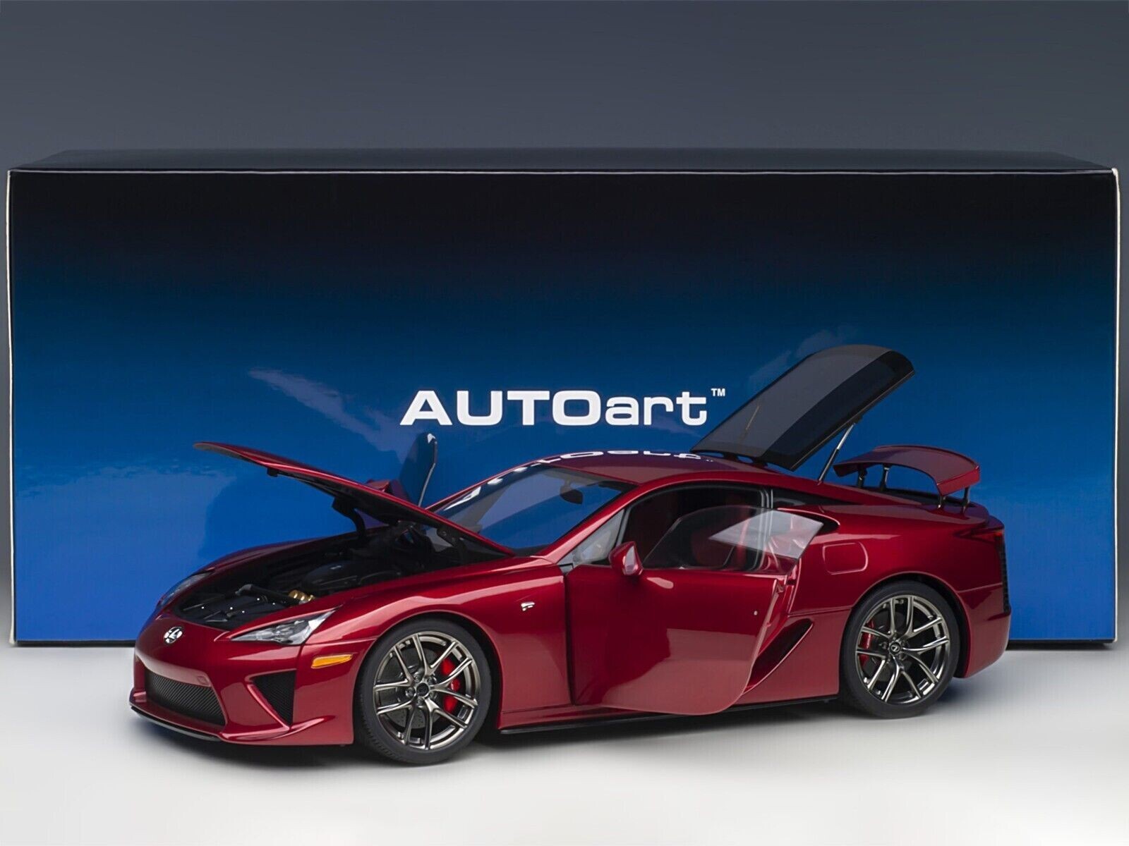 1/18 Scale Lexus LFA (Pearl Red Metallic) Composite Model Car By