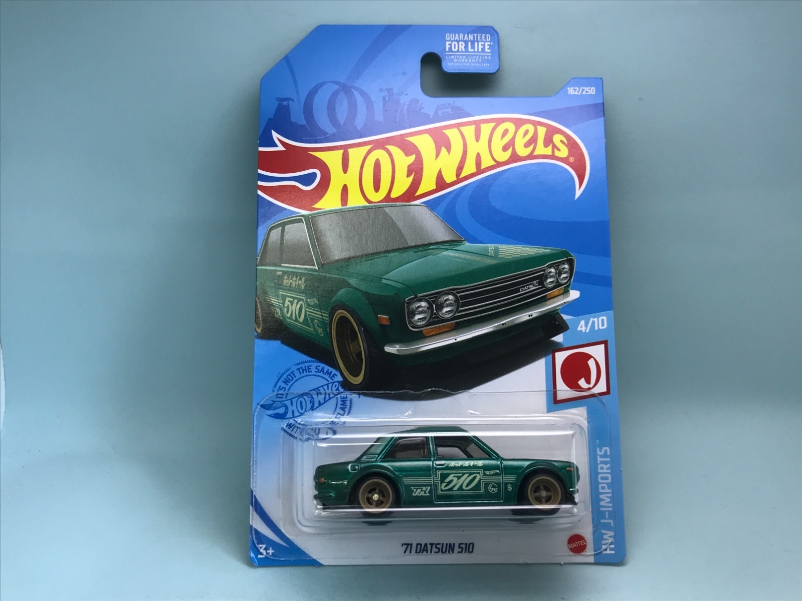 Hot Wheels 2021 STH Super Treasure Hunt US Card # '71 Datsun 510