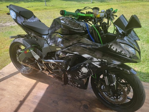 Street Bike Graphic Stickers Decals For Kawasaki Ninja ZX6R 636 13