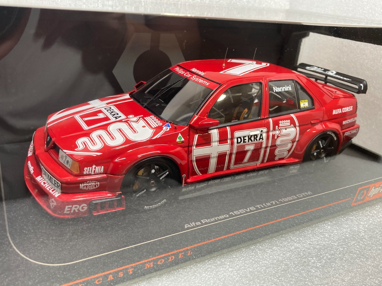 ミニカー 1⁄18 HPI Alfa Romeo 155 V6 TI #7 DTM