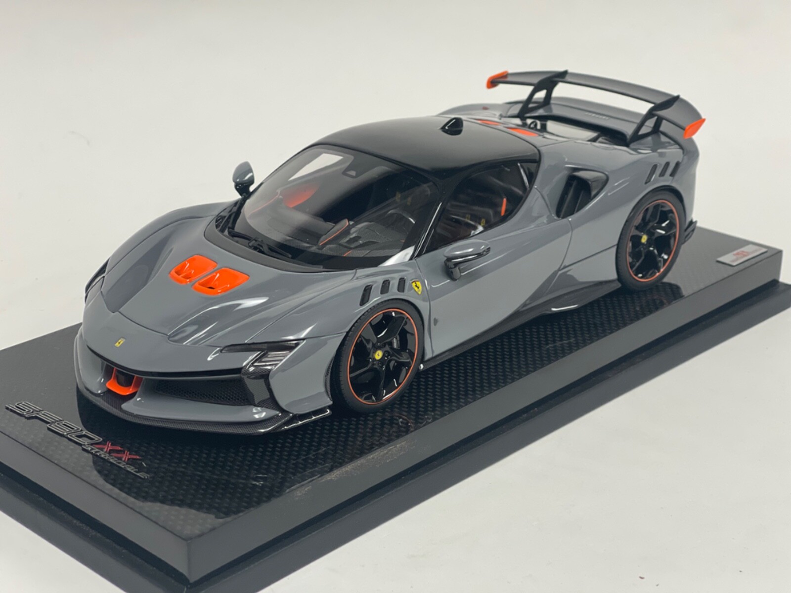 1/18 MR Collection Ferrari SF90 XX Stradale Nardo Gray Carbon