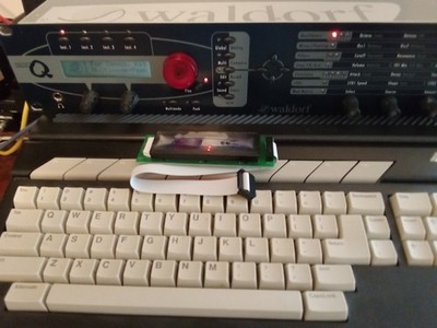 NEW Blue Backlit LCD Display for Yamaha DX21 DIY Repair