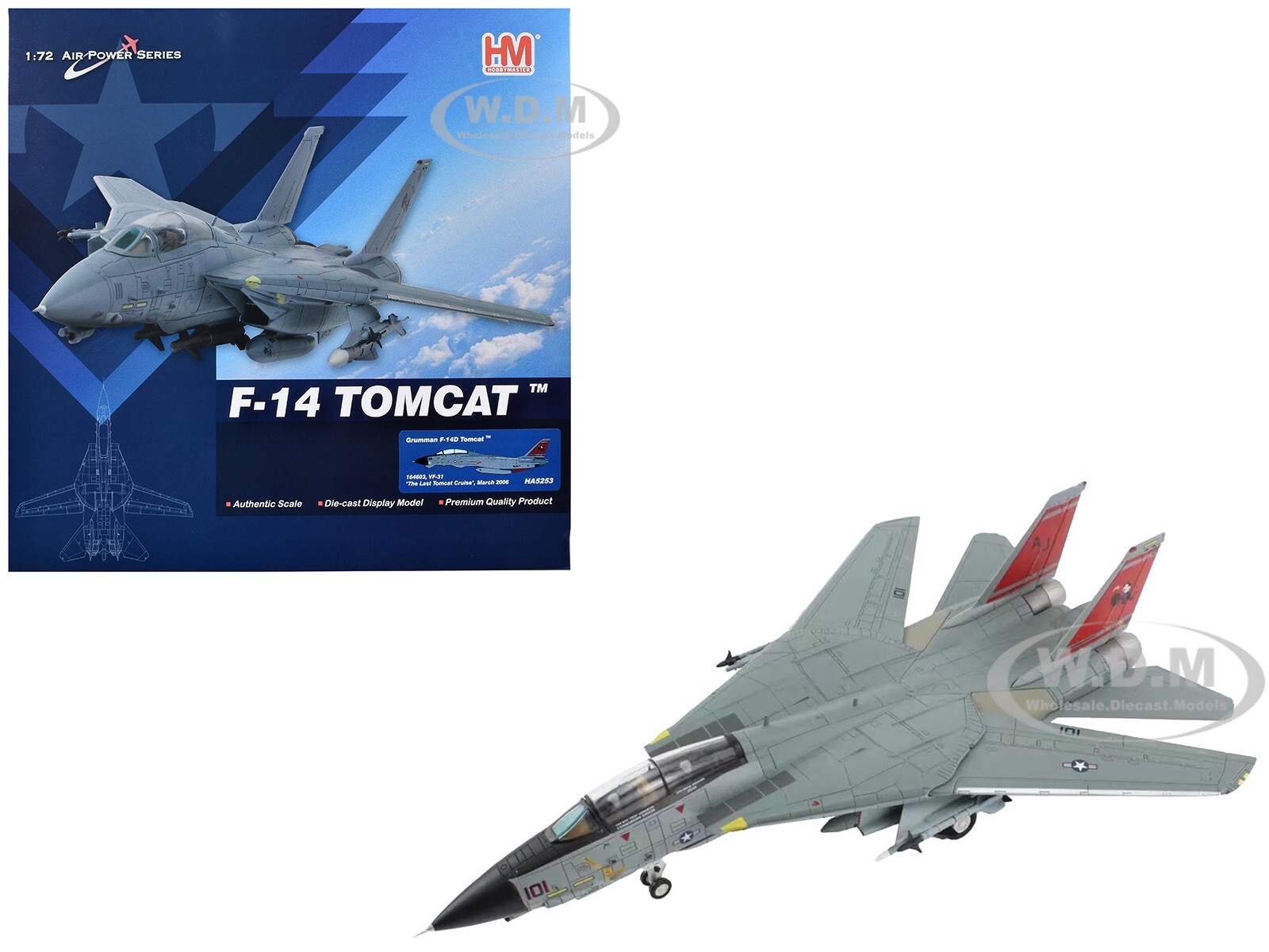 航空機・ヘリコプター Hobby Master 1/72 F14D VF-213 HA5249 航空機