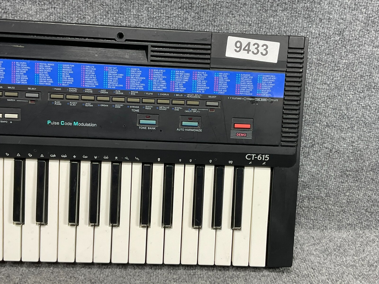 CASIO CT-615 キーボード vintage CASIO CT-615 ELECTRONIC Keyboard
