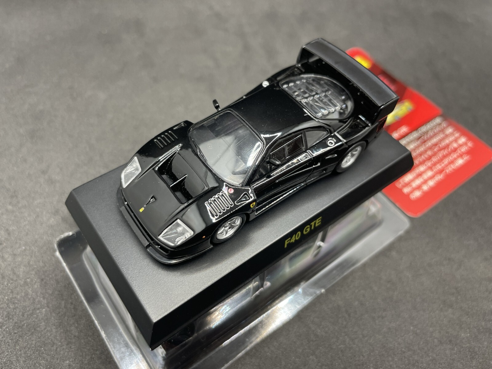 1/64 Kyosho Ferrari Collection8 F40 GTE Black diecast model car