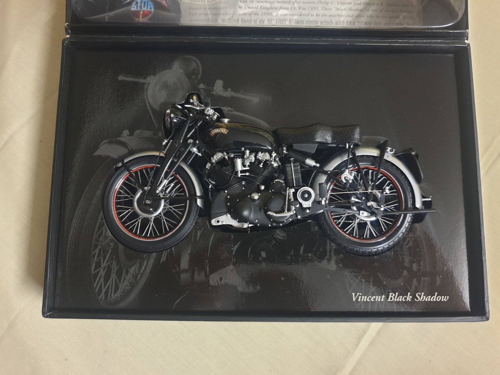 ミニチャンプス 1/12 ヴィンセント・ブラックシャドー Vincent Black