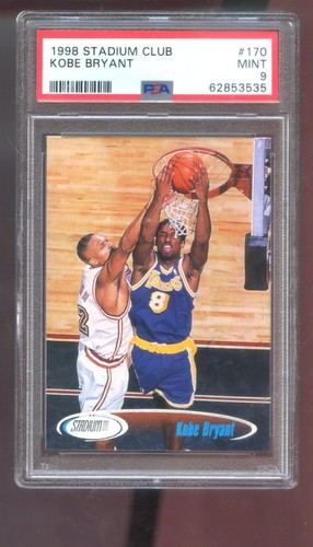 1998-99 Topps Stadium Club #170 Kobe Bryant PSA 9 Graded