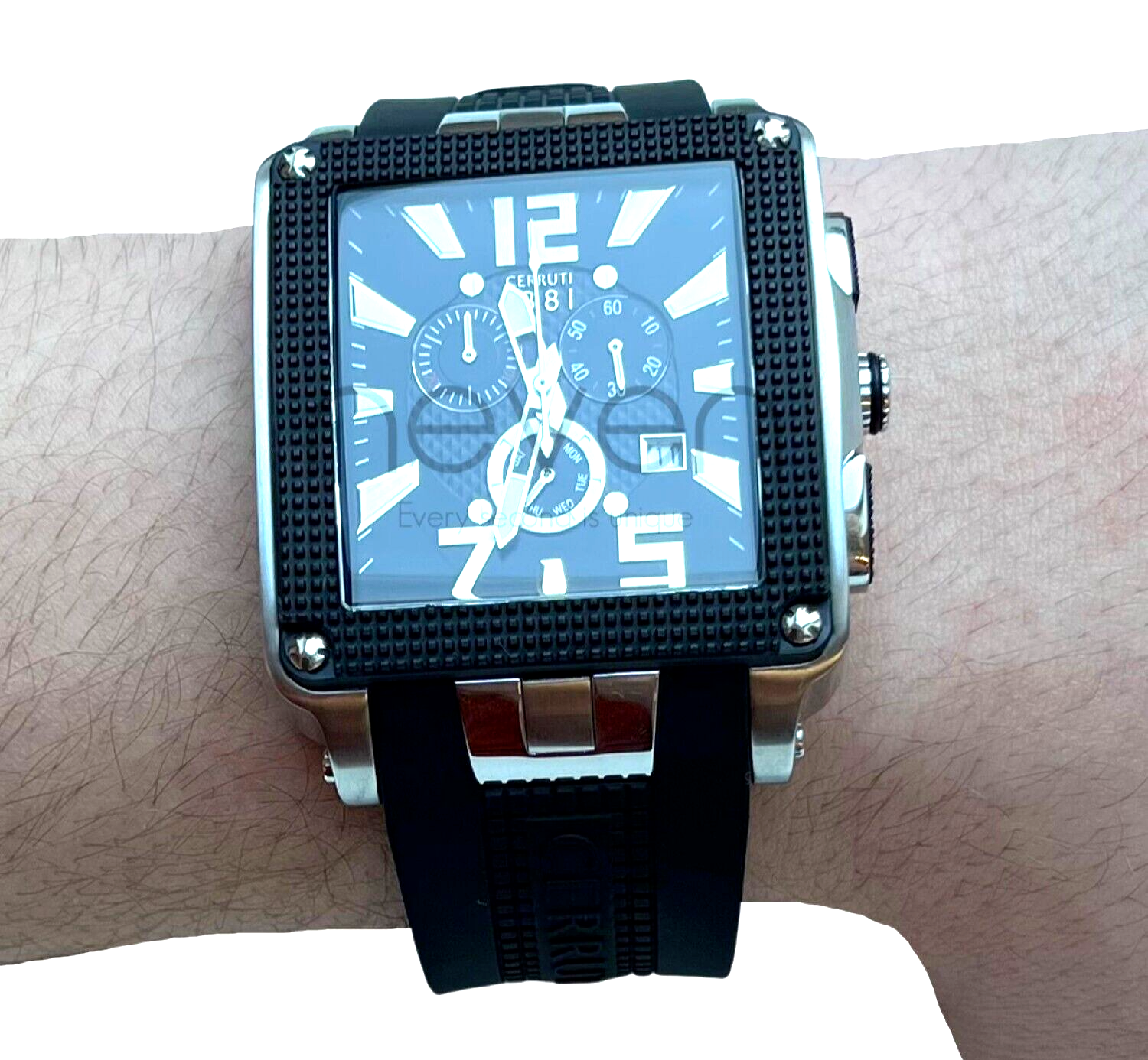 CERRUTI 1881 - STAINLESS STEEL - WATER RESISTANT 3 ATM - BLACK