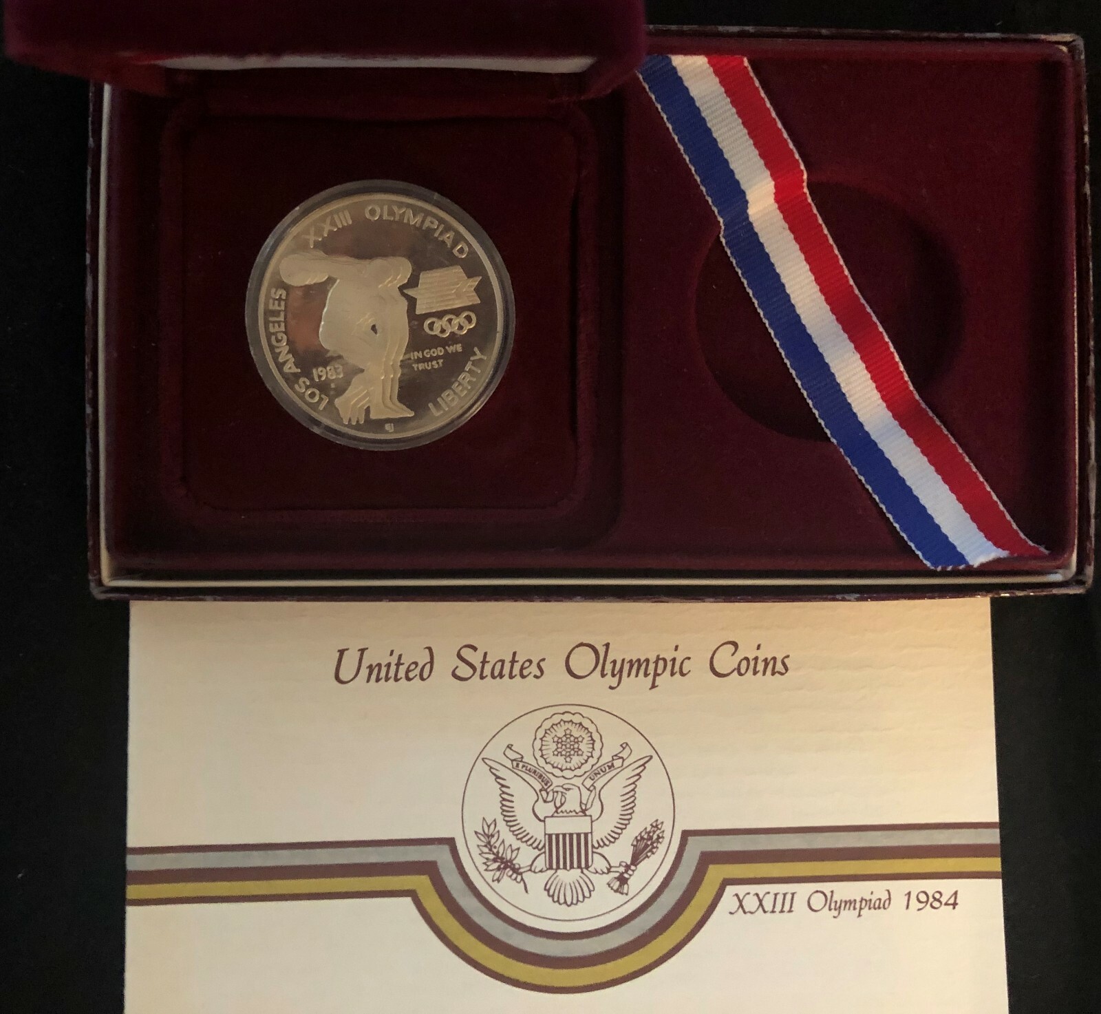 1983-S $1 US Olympic Coins XXIII Olympiad Proof Silver Dollar | eBay