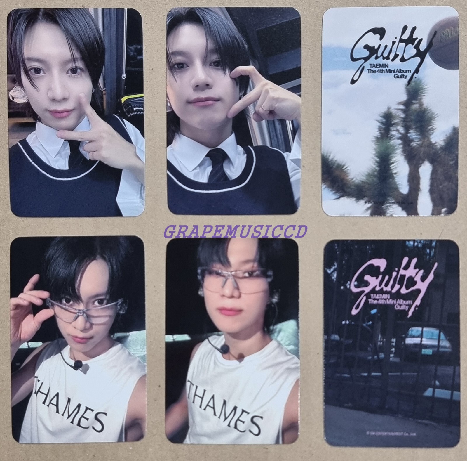 テミン トレカ + L 白 ユニフォーム shinee TAEMIN ソウルコン 即日