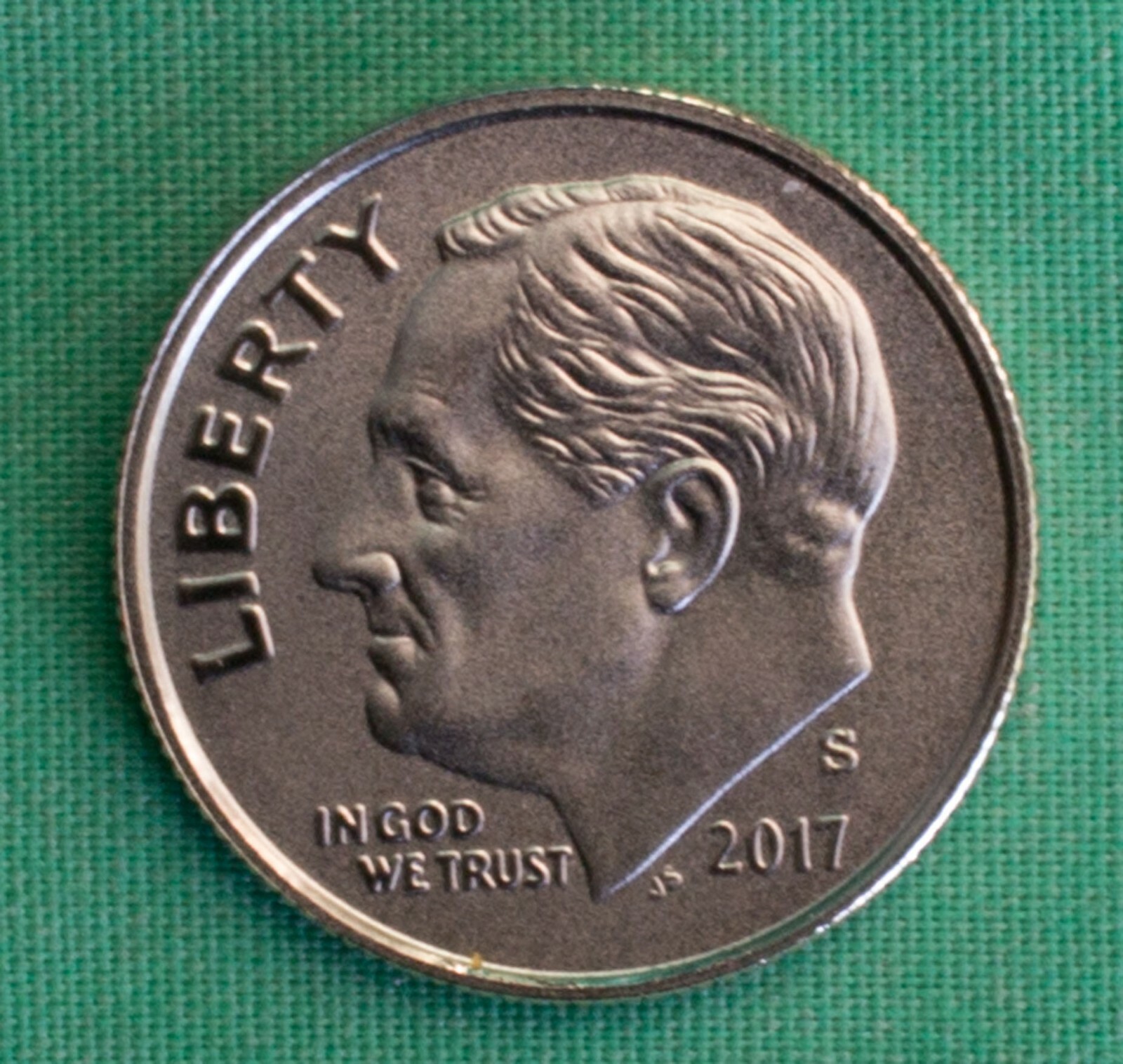 2017 S Roosevelt Dime ENHANCED UNCIRCULATED 10 Cents Coin | eBay