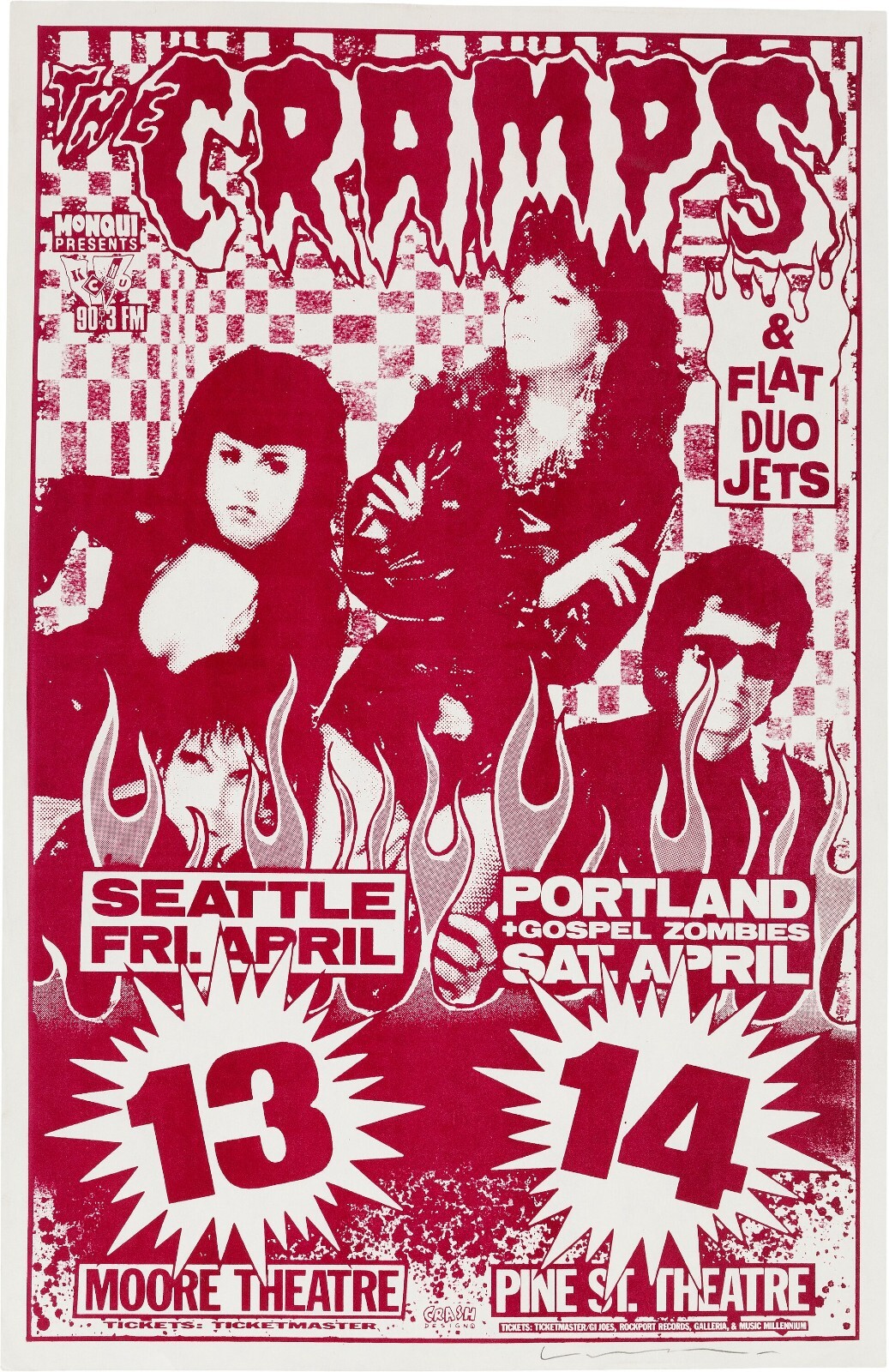 THE CRAMPS ヴィンテージポスター THE CRAMPS ヴィンテージポスター