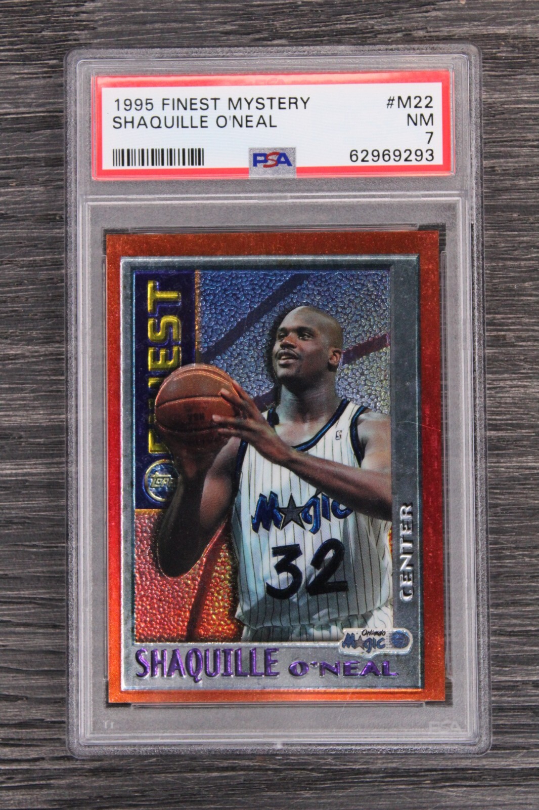 1995-96 Topps Finest Mystery Shaquille O'Neal (
