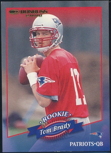 Tom Brady RC Fleer 2000 Dominion Rookies Pairs #234 Tom Brady
