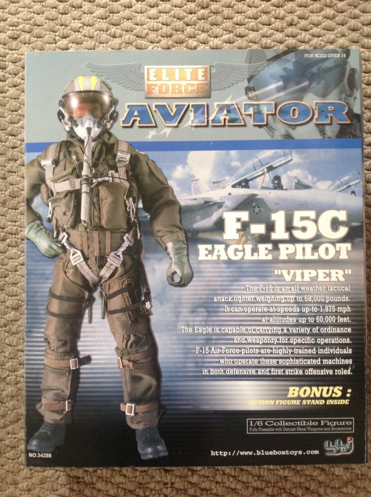 ミリタリー ELITE FORCE AVIATOR F-15C & Apache Pilot BBI Blue Box