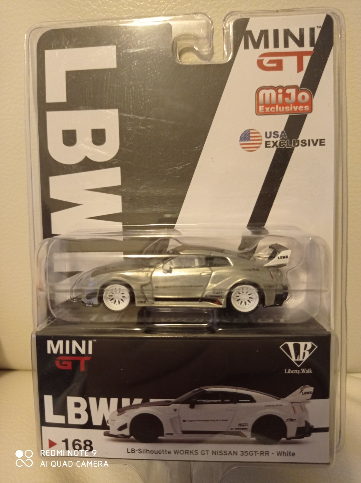 MINI GT LB-シルエットワークス GT 日産 35GT-RR チェイス MINI GT 168