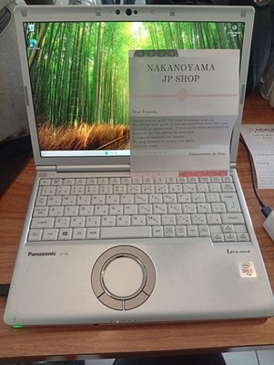 Panasonic Let's Note SV9 CF-SV9 i5 8GB SSD 256G Windows 11 Used