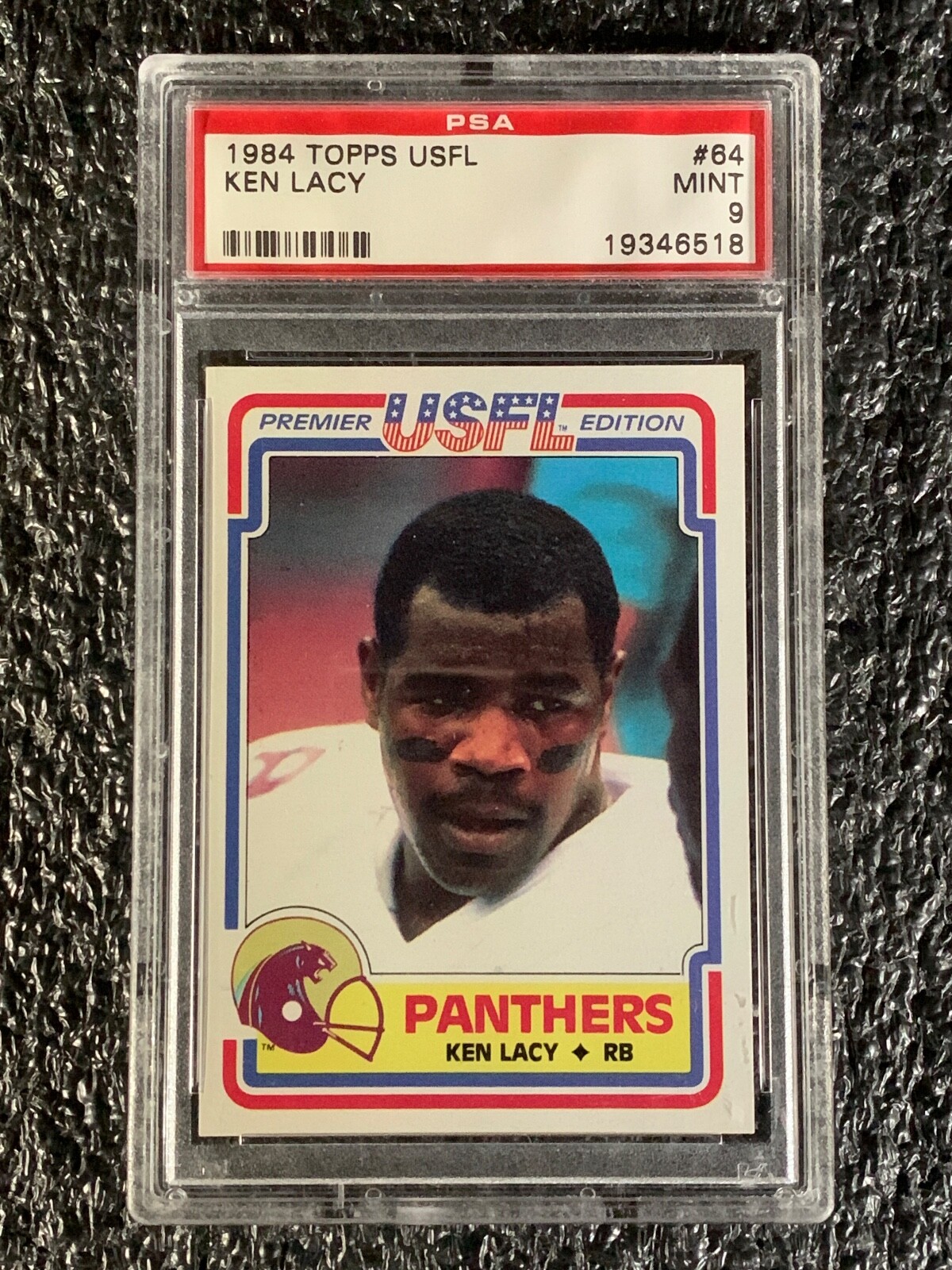 1984 Topps USFL Football #64 Ken Lacy PSA 9 | eBay