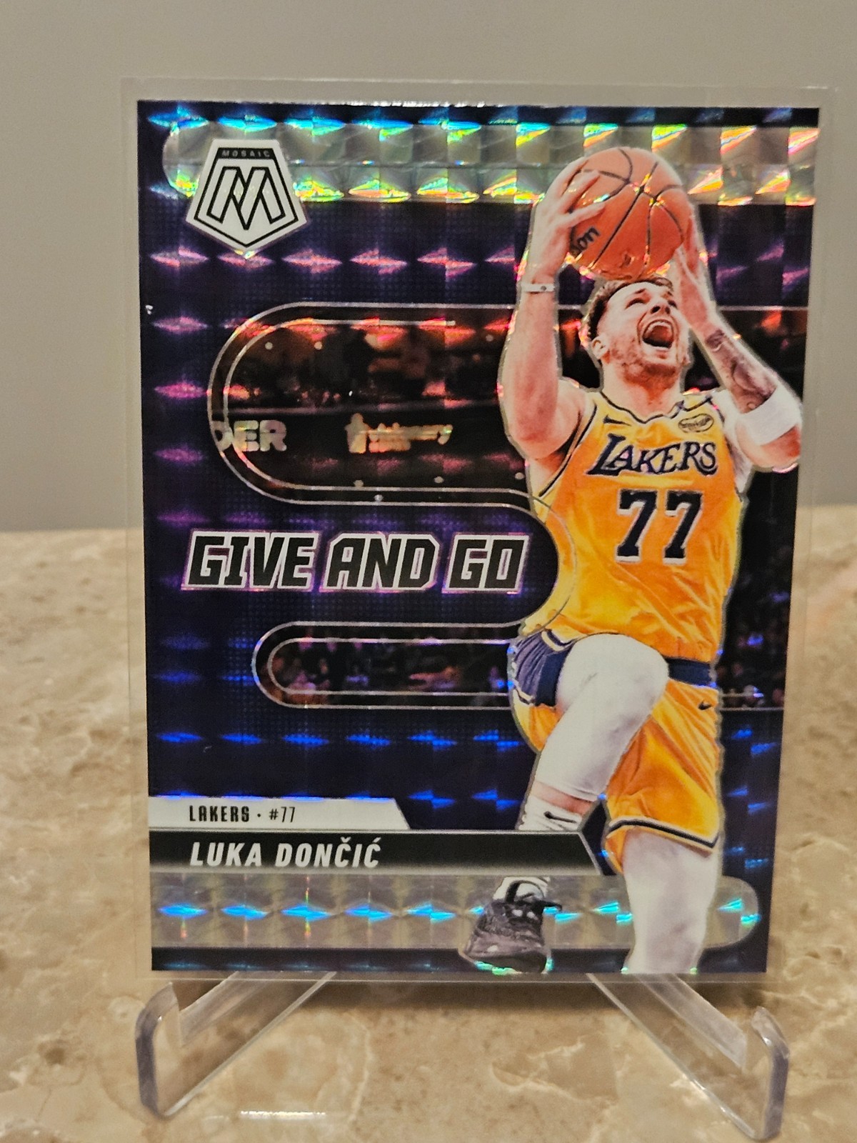 LUKA DONCIC Give And Go MOSAIC #4 2024-25 Panini Mosaic | eBay