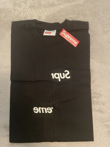 Supreme FW18 CDG / Comme des Garcons SHIRT Split Box Logo Tee