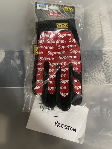 Supreme Mechanix Glove SS17 Red Medium Gloves Box Logo | eBay