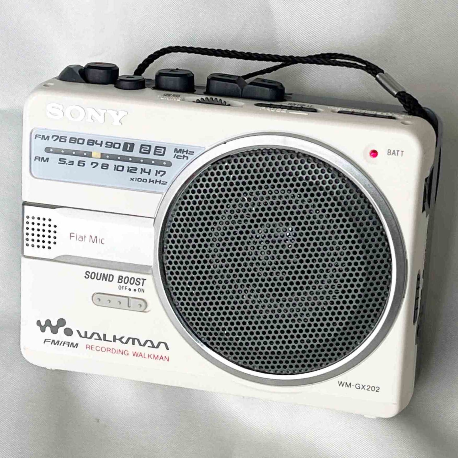 昭和レトロソニーステレオラジオカセットウォークマンWM-FX202 オマケ