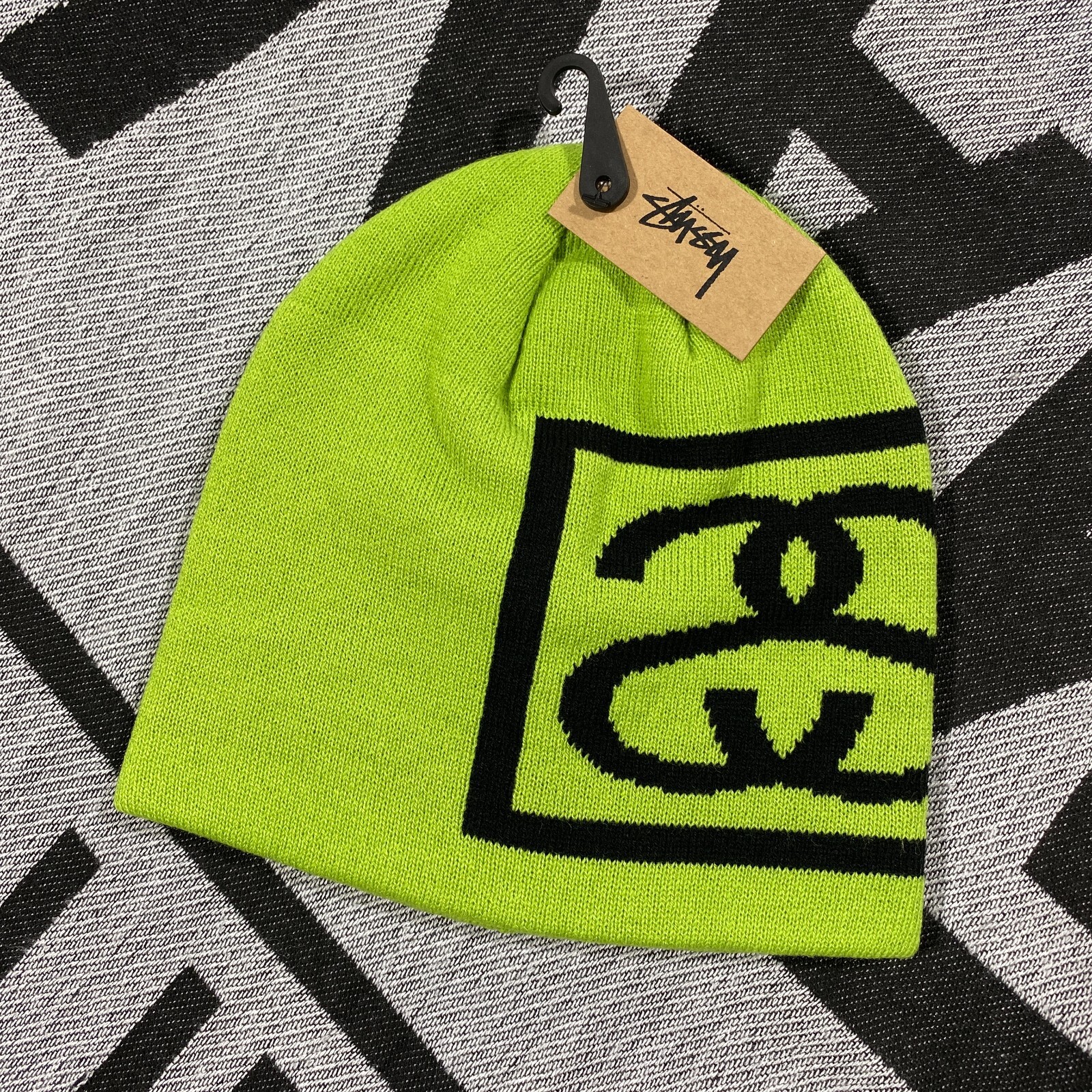 Stussy SS Link Skullcap Beanie Hat Lime OS BNWT | eBay