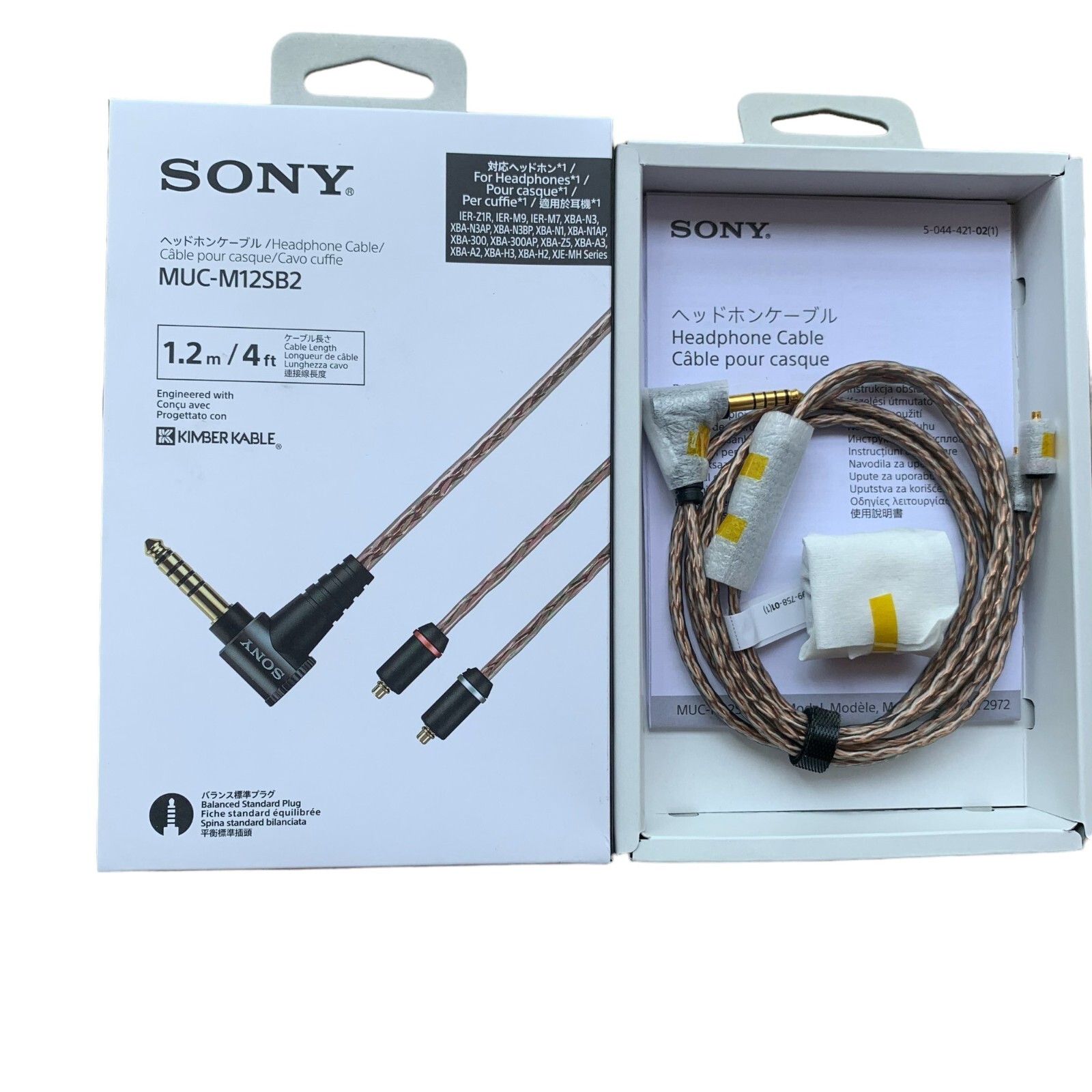 4.4mm standard Balanced Audio cable For Sony IER-Z1R/IER-M9/IER-M7