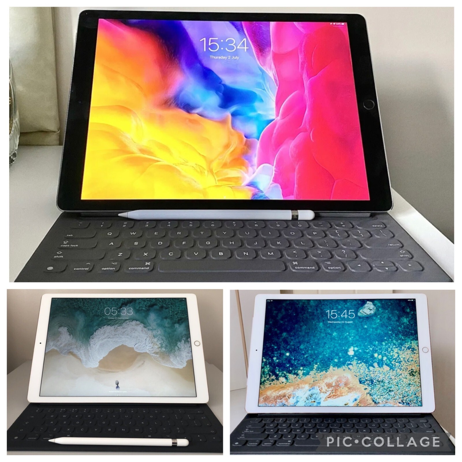 Apple iPad Pro 12.9in 2nd Gen. 64/256/512GB + Pencil + Keyboard